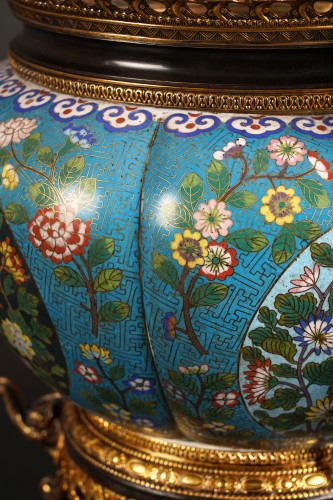 Antiquités - L’Escalier de Cristal, Jardinière, Chine-France, Circa 1875