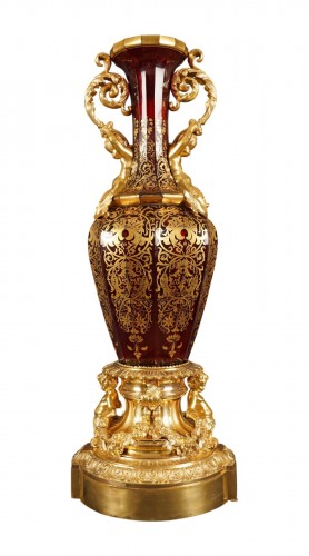 Vase aux tritons attribué à A. Giroux, France Circa 1860