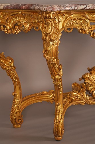 Antiquités - F. Linke, console d'apparat, France Circa 1890