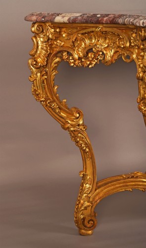 Antiquités - F. Linke, console d'apparat, France Circa 1890