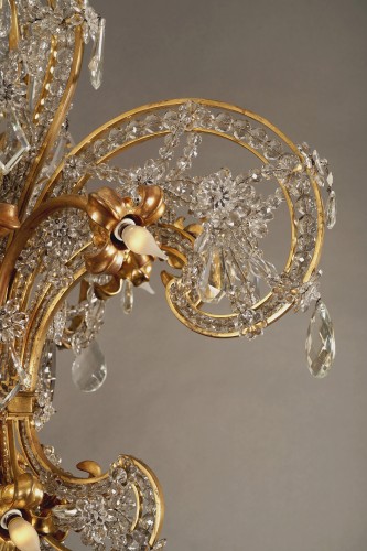 Maison Baguès, lustre « Fleur de Lys », France circa 1900 - 