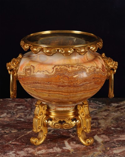 H. Journet &amp; Cie - Japanese style Bowl, France circa 1880 - 