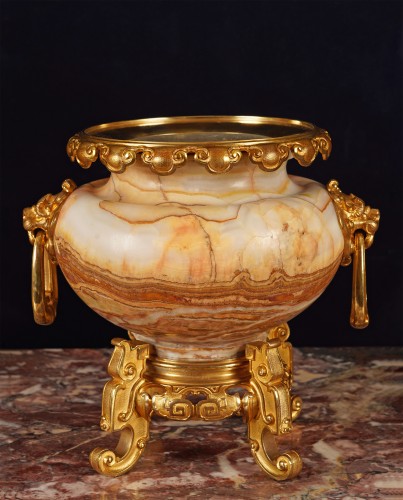 Antiquités - H. Journet &amp; Cie - Japanese style Bowl, France circa 1880