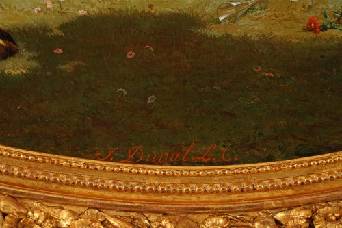 Antiquités - J.-A. Duval Le Camus (1814-1878) - Fête Galante in a park, circa 1880