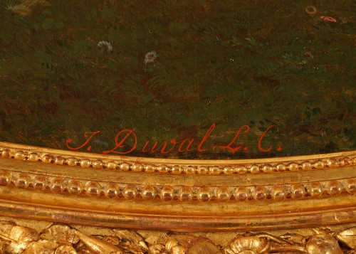 Antiquités - J.-A. Duval Le Camus (1814-1878) - Fête galante dans un parc, circa 1850