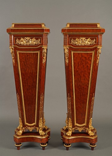 G. Durand, Pair of display Pedestals, France Circa 1880 - Decorative Objects Style 