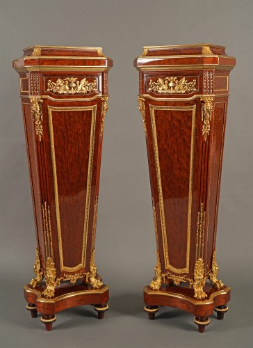 G. Durand, Pair of display Pedestals, France Circa 1880 - 