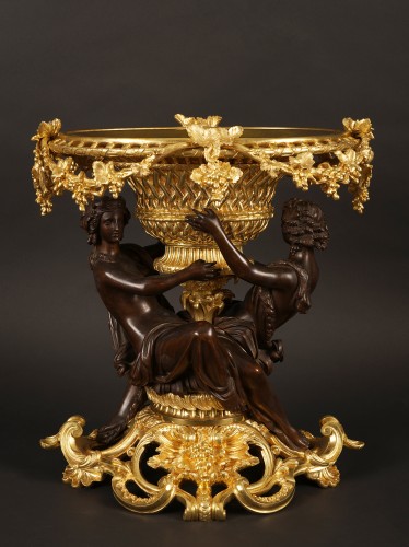 Centre de table "Hercule ivre" attr. à G. Denière (1815 - 1903), France circa 1870 - Objet de décoration Style Napoléon III