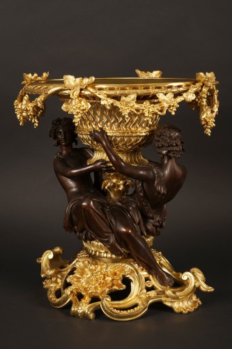 Centre de table "Hercule ivre" attr. à G. Denière (1815 - 1903), France circa 1870 - Tobogan Antiques