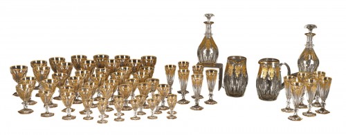 Baccarat, « Harcourt Empire » Glass Set, France Circa 1970