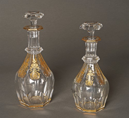 Antiquités - Baccarat, « Harcourt Empire » Glass Set, France Circa 1970
