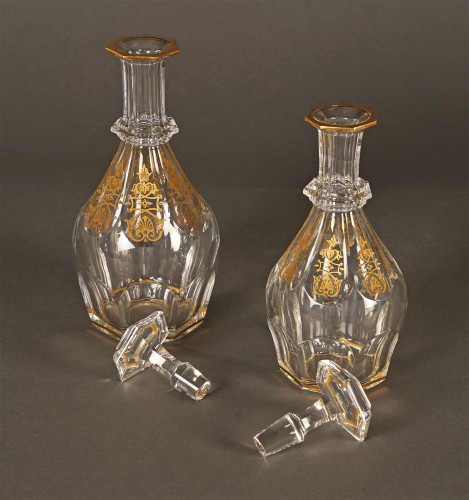Antiquités - Baccarat, « Harcourt Empire » Glass Set, France Circa 1970