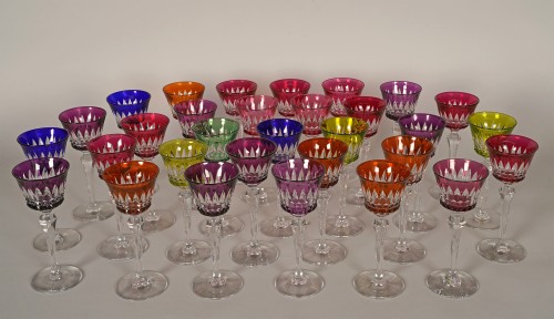 Baccarat, « Piccadilly » Roemer Glass Set, France, circa 1980 - Glass & Crystal Style 
