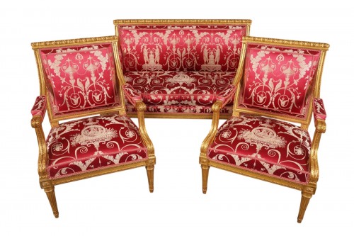 J.-B. III Lelarge, mobilier de salon Louis XVI, France circa 1780