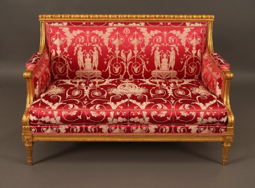 18th century - J.-B. III Lelarge, Louis XVI Salon Furniture, France Circa 1780 