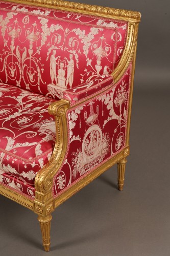 Louis XVI - J.-B. III Lelarge, Louis XVI Salon Furniture, France Circa 1780 