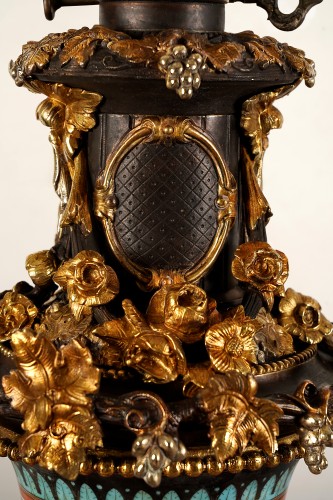 Luminaires Lampe - Paire de lampes Néo-grecque, France circa 1860