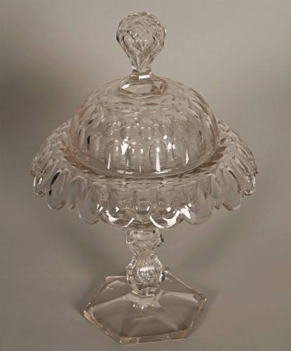 Baccarat, Set of candy dishes and cups, France, Circa 1870 - Napoléon III