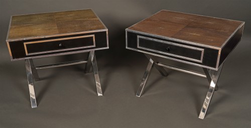 Andrew Martin, Pair of bedside tables, United Kingdom,Circa 1980 - Furniture Style 
