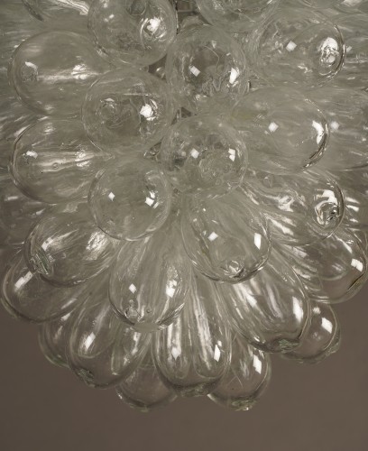 Luminaires Lustre - Suspension "Grappe de raisins" attribué à Murano,  Italie Circa 1970