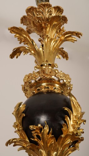 Maison Graux-Marly, lustre aux putti musiciens, France circa 1860 - Napoléon III