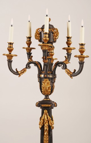 Paire de Torchères, France Circa 1890 attribué à Lacarriere Delatour & Cie - Napoléon III