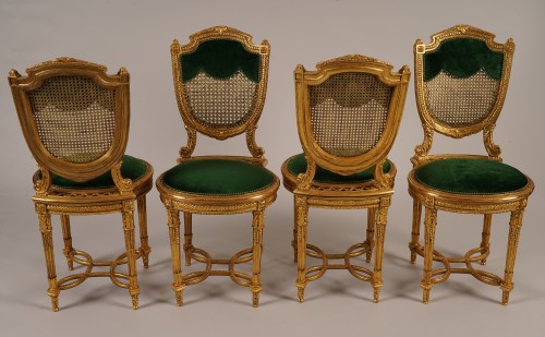 Seating  - Set of Four Chairs attributed to G.-E. Lexcellent, France Circa 1880
