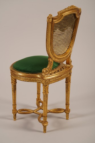19th century - Set of Four Chairs attributed to G.-E. Lexcellent, France Circa 1880