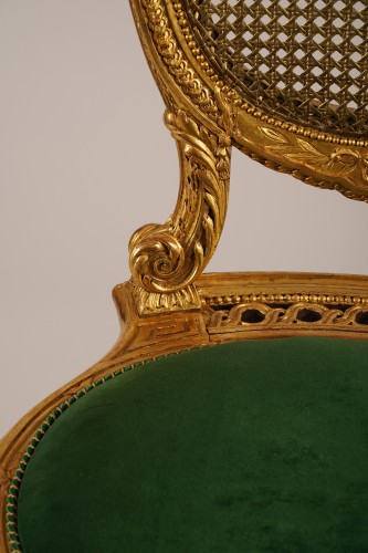 Antiquités - Set of Four Chairs attributed to G.-E. Lexcellent, France Circa 1880