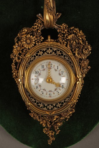 Gilt bronze Clock and Barometer Set, France Circa 1860 - Napoléon III