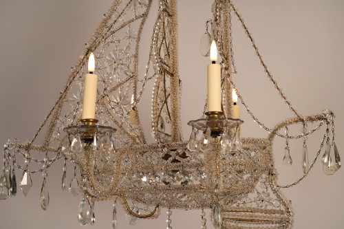  Lustre « Nef » attribué à la Maison Baguès, France 20e siècle - 
