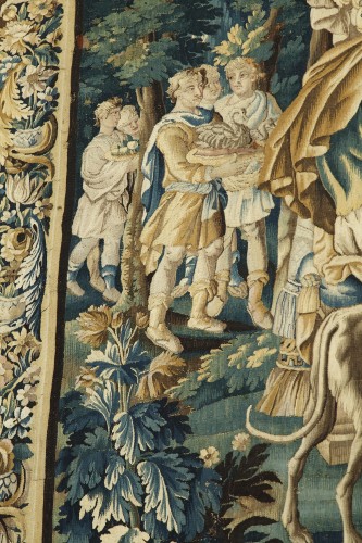 Tapisserie d'Aubusson "Le Banquet de Cléopâtre", France XVIIIe siècle - 