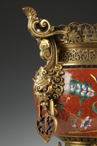 Japonisme Planter attr. to l&#039;Escalier de Cristal, France, circa 1880 - 