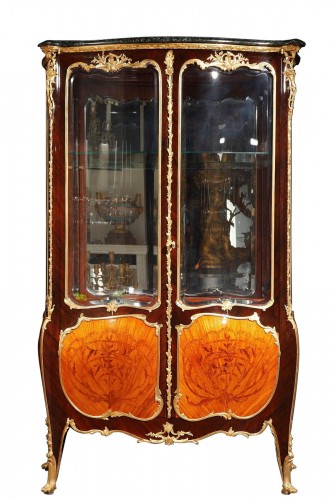 Vitrine Attributed to J.E. Zwiener and L. Messagé, France, Circa 1890