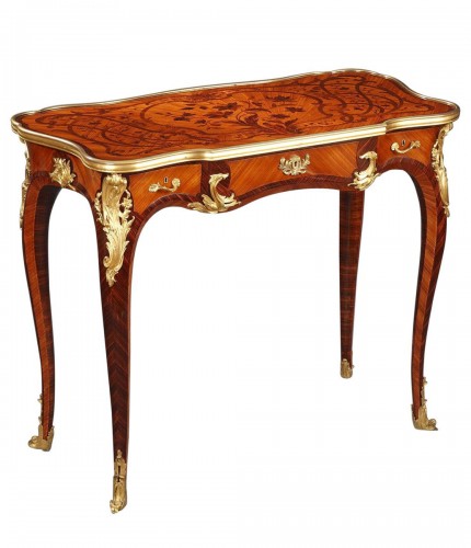 Table d'inspiration Louis XV par P. Sormani, France circa 1870