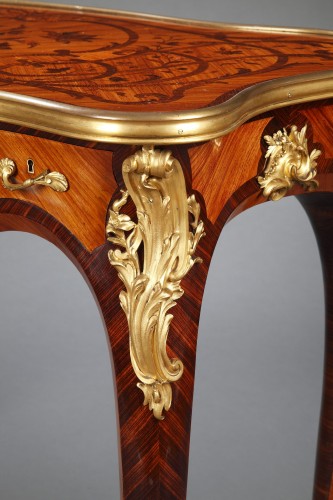 Louis XV Style Table by P. Sormani, France, Circa 1870 - 