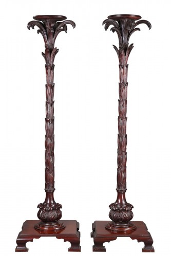 Pair of &quot;Palmtree&quot; Shaped Stands, England, Circa 1880