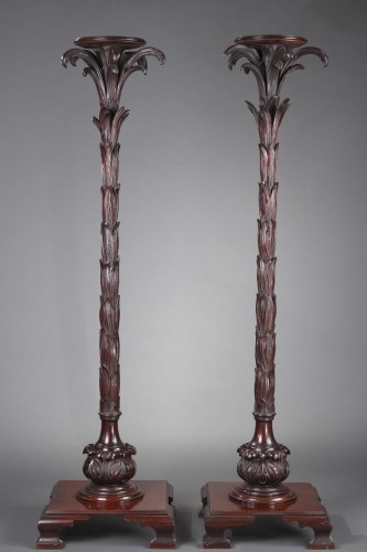  - Pair of &quot;Palmtree&quot; Shaped Stands, England, Circa 1880