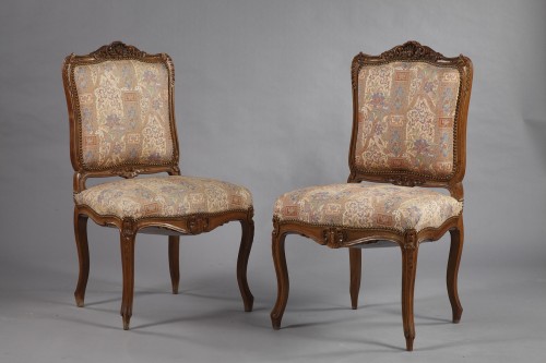 Set of Eight Régence Style Seats, France, Late 19th Century - Seating Style 