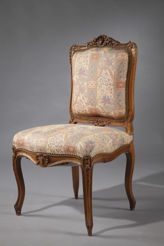 Set of Eight Régence Style Seats, France, Late 19th Century - 