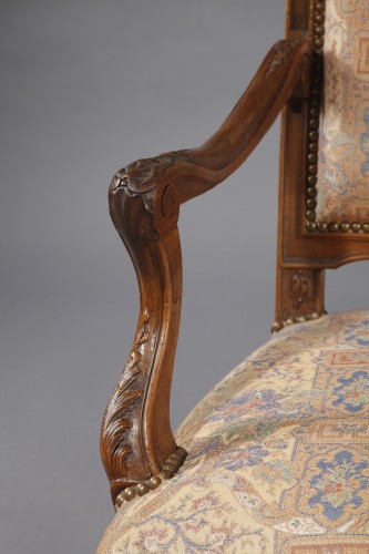 Antiquités - Set of Eight Régence Style Seats, France, Late 19th Century