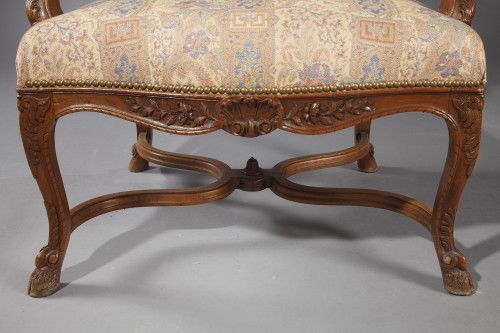 Antiquités - Set of Eight Régence Style Seats, France, Late 19th Century