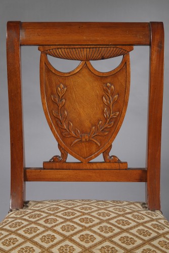 Seating  -  Set of Twelve Chairs by Balny Jne, France Circa 1810
