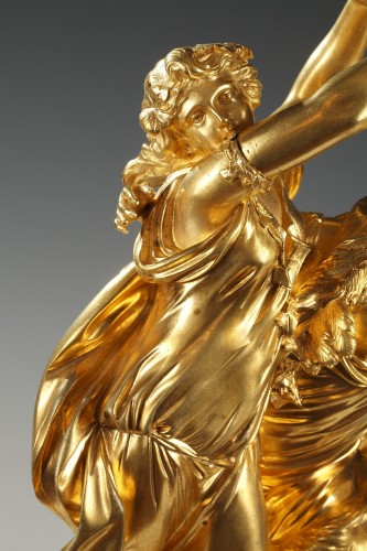 Objet de décoration  - "Bacchanale" en bronze doré d'après Clodion, France circa 1880