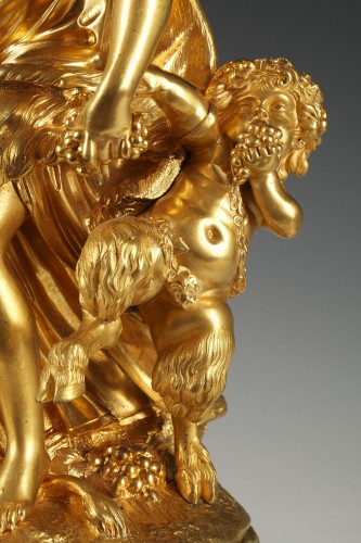  - "Bacchanale" en bronze doré d'après Clodion, France circa 1880
