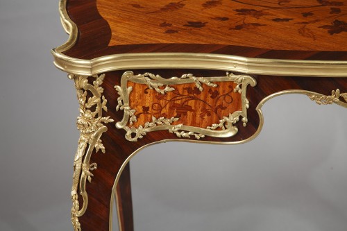  - Table de Salon d'inspiration Louis XV attribuée à J-E Zwiener, France circa 1880
