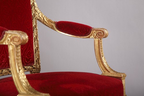 Suite de quatre fauteuils par A. Levraux, France XIXe siècle - 
