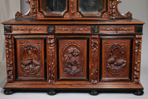 19th century - Display Sideboard attr. to a. Giroux and F. Barbedienne, France, circa 1855