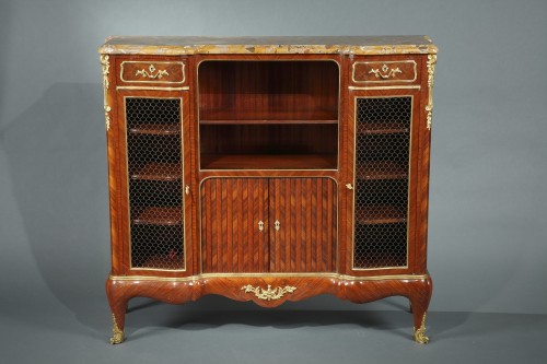 Mobilier Bibliothéque, vitrine - Paire de meubles-bibliothèques par P. Sormani, France circa 1870