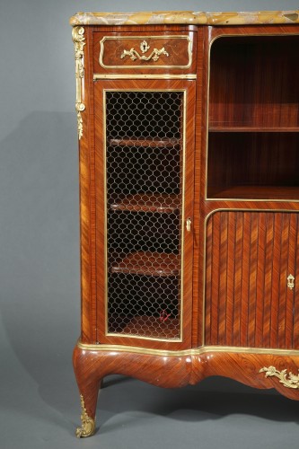 Paire de meubles-bibliothèques par P. Sormani, France circa 1870 - Tobogan Antiques